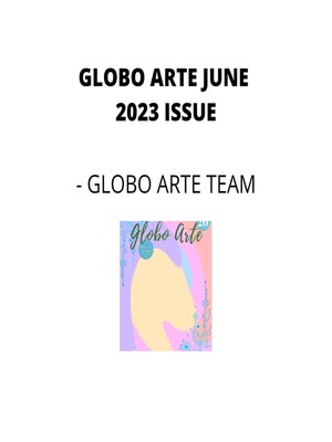 cover image of Globo arte June 2023 issue